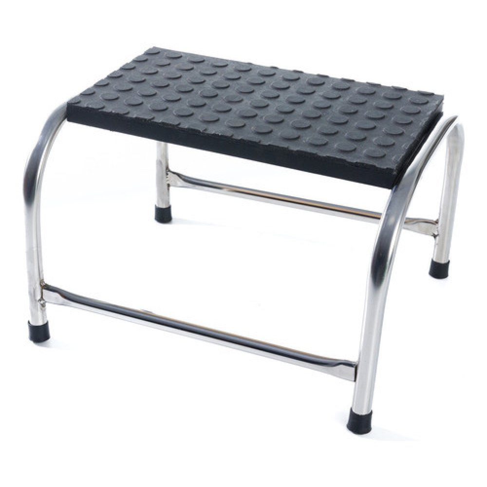Escada Escadinha Para Maca 1 Degrau Metálica Auxiliar Inox