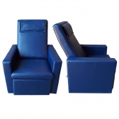 Poltrona Hospitalar Reclinável - Azul Marinho