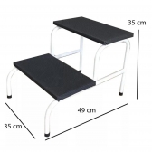 Escada 2 Degraus Para Maca E Depilação Medcombo - Branco