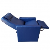 Poltrona Hospitalar Reclinável - Azul Marinho