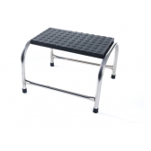 Escada Para Maca 1 Degrau Metálica Auxiliar Inox Medcombo