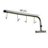 Suporte de Soro de Parede Inox