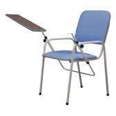 Cadeira Para Coleta De Sangue Estofada  Cor Azul