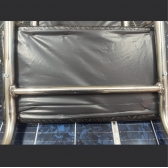 Escada Clínica De 2 Degraus Inox Medcombo