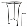 Kit 2 Suporte Para Saco Hamper Em Inox