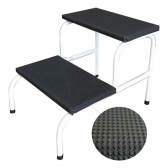 Escada Escadinha Para Maca 2 Degraus Metálica Branca Top
