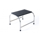 Escada Para Maca 1 Degrau Metálica Auxiliar Inox Medcombo