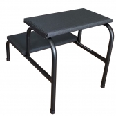 Escada 2 Degraus Para Maca E Depilação Medcombo - Preto