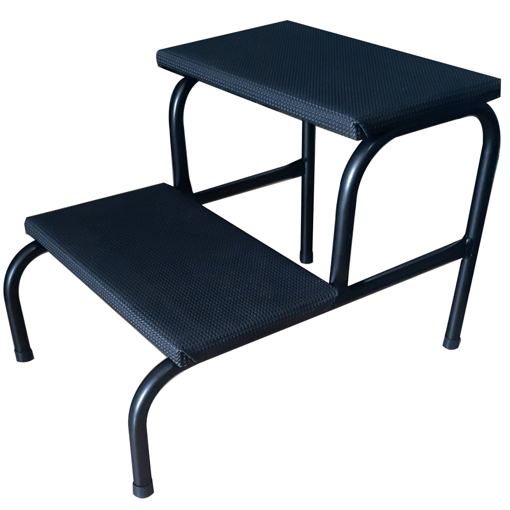 Escada 2 Degraus Para Maca E Depilação Medcombo - Preto