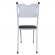 Cadeira para Cozinha MC Jantar Tubular Almofadada - Estrutura Branca - Assento Preto