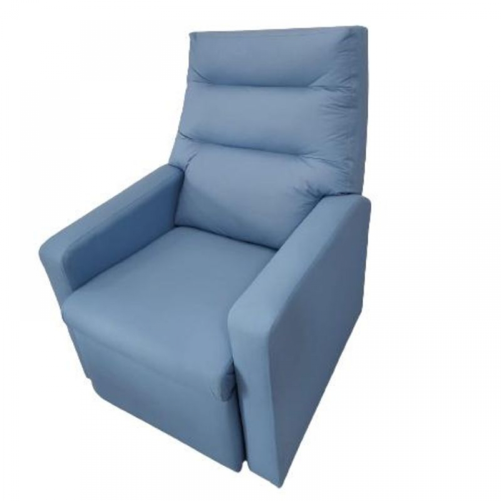 Poltrona Hospitalar Reclinável - Azul