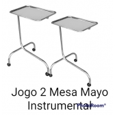 Kit 2 Mesa De Mayo Instrumental  Inox Medcombo