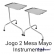 Kit 2 Mesa De Mayo Instrumental  Inox Medcombo